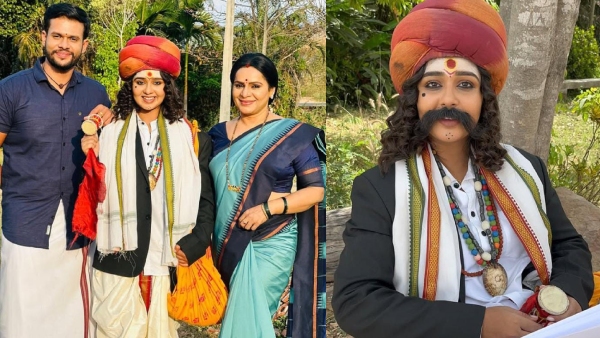 Ramachari actress Mouna guddemane scene as budubudike in the serial Ramachari actress Mouna guddemane scene as budubudike in the serial