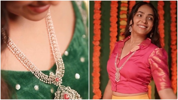 Anchor Anupama Gowda flaunts whopping price diamond necklace