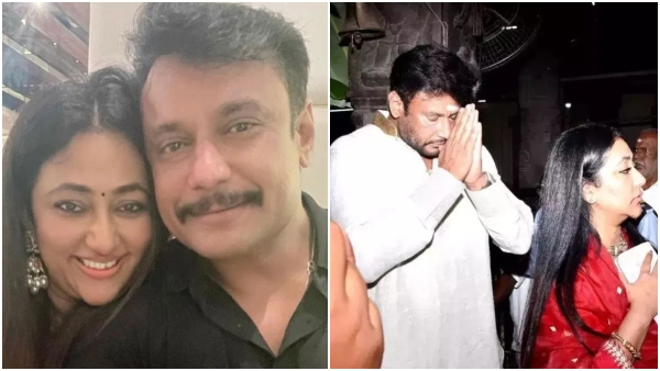 Kannada actor Darshan along with his family visited the Thiruvarkadu Bhagavathy Temple in Madayi Kannada actor Darshan along with his family visited the Thiruvarkadu Bhagavathy Temple in Madayi