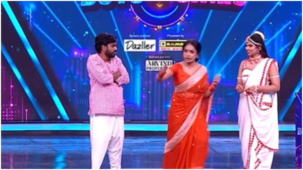 Bigg boss fame Hanumantha funny jokes in boys vs girls show Bigg boss fame Hanumantha funny jokes in boys vs girls show