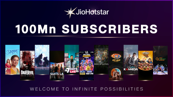 jiohotstar 100 million paid subscribers