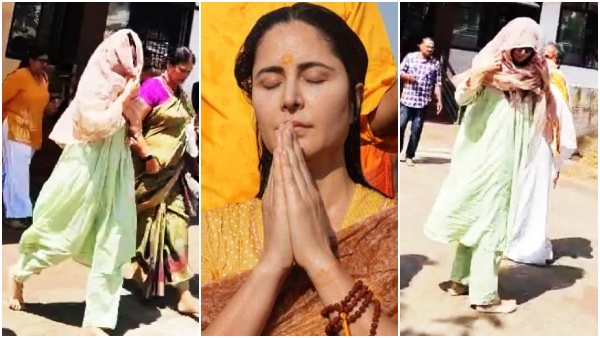 Katrina Kaif visits Sri Kukke Subrahmanya Temple and performs a special pooja