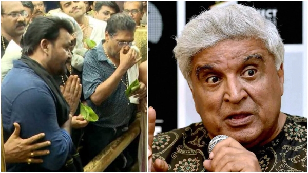 Javed Akhtar defends Mohanlal-Mammootty friendship slams petty minds in Sabarimala puja controversy Javed Akhtar defends Mohanlal-Mammootty friendship slams petty minds in Sabarimala puja controversy