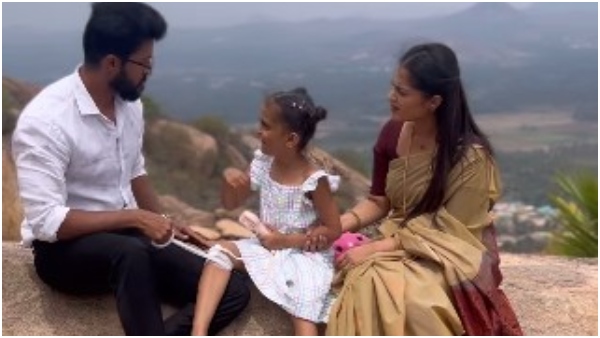 Actress Neetha ashok shares Na Ninna Bidalare serial set BTS video