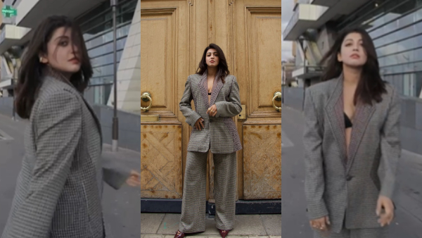 Kannada actress Pranitha Subhash photoshoot in paris fashion week 2025 is trending