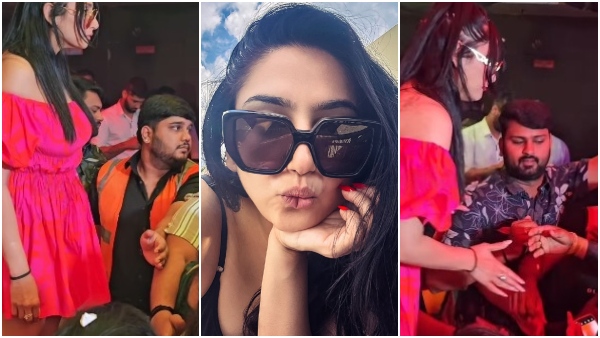 At an event Kannada actress Ragini Dwivedi slapped a fan who tried to misbehave At an event Kannada actress Ragini Dwivedi slapped a fan who tried to misbehave