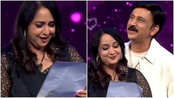 Singer Balu belagundi praises Ramesh aravind with song in Saregamapa Singer Balu belagundi praises Ramesh aravind with song in Saregamapa