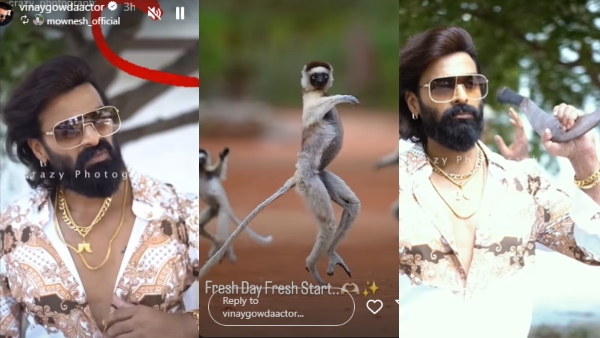 Bigg Boss fame Vinay Gowda shared Instagram story after police arrest on reels