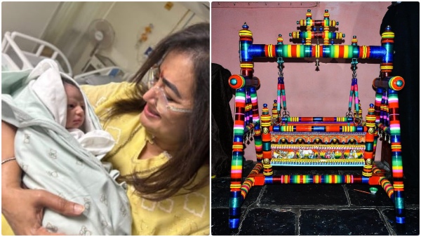 Yash fulfills Ambareesh s wish he gifted Cradle to Abhishek s son Yash fulfills Ambareesh s wish he gifted Cradle to Abhishek s son