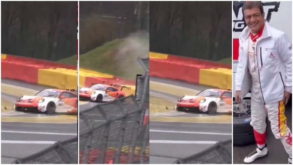 Actor Ajith Kumar involved in another car crash in Belgium escapes with minor injuries