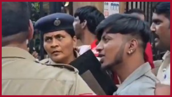 Staff ejects fan from Chinnaswamy stadium for bringing Darshan s photo to the RCB vs GT IPL match Staff ejects fan from Chinnaswamy stadium for bringing Darshan s photo to the RCB vs GT IPL match