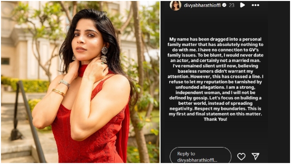 divyabharathi-denies-rumors-linking-her-to-gv-prakashs-divorce-stating-i-would-never-date-an-actor
