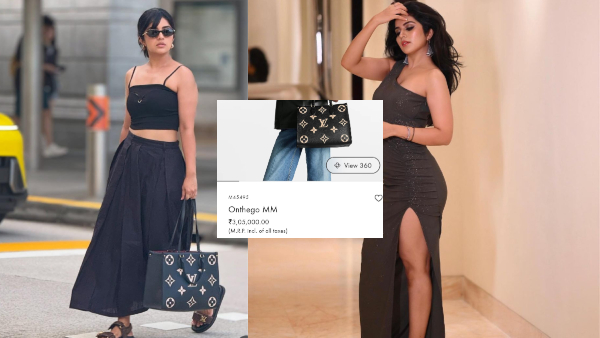 Megha Shetty in singapore seen with beautiful lower layer cut hairstyle