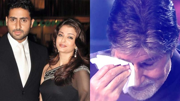 Once Bollywood Mega Star Amitabh Bachchan cried after Aishwarya rai came home from Hospital