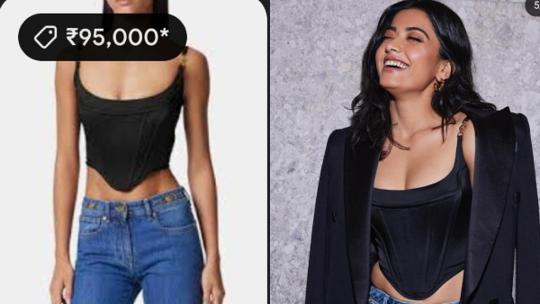 Do you know how much this outfit and bag worn by Rashmika Mandanna cost