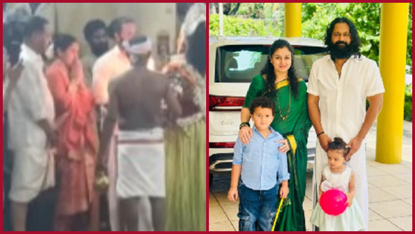 Kantara Actor Rishab Shetty attends Mangalore Barebail vaarahi Panjurli Nema