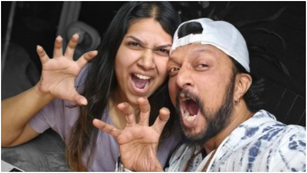 Actor kichcha Sudeep s daughter Sanvi recalls a scary fan encounter at mall