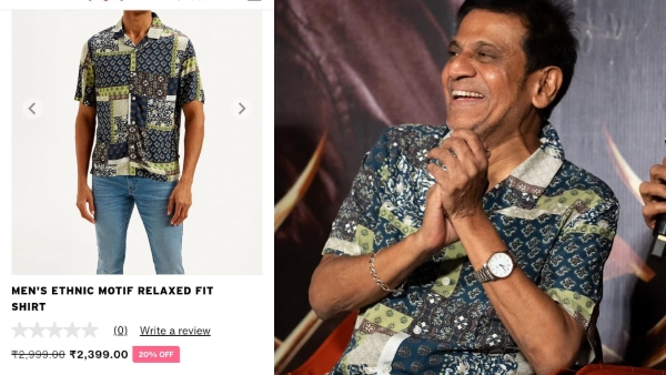 How much is the price of this shirt worn by Shivarajkumar at the 45 film event How much is the price of this shirt worn by Shivarajkumar at the 45 film event