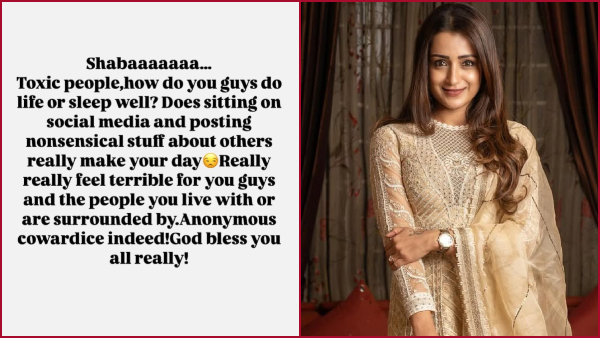 Trisha Krishnan hit back at trolls over Good Bad Ugly criticism Trisha Krishnan hit back at trolls over Good Bad Ugly criticism