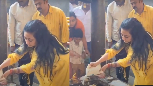 Vijayalakshmi Darshan shining in yellow color outfit here is the dress speciality Vijayalakshmi Darshan shining in yellow color outfit here is the dress speciality