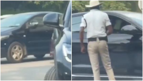 Bellamkonda Sreenivas argued with traffic police over a wrong-route driving incident