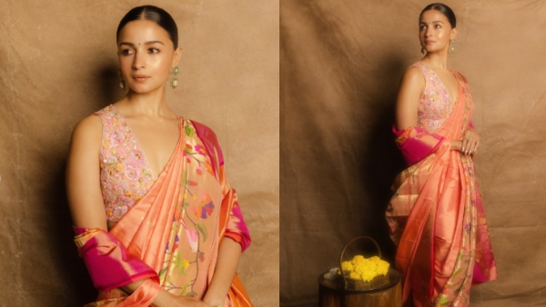 Bollywood beauty Alia Bhat New Saree trending but blouse mismatched says fans