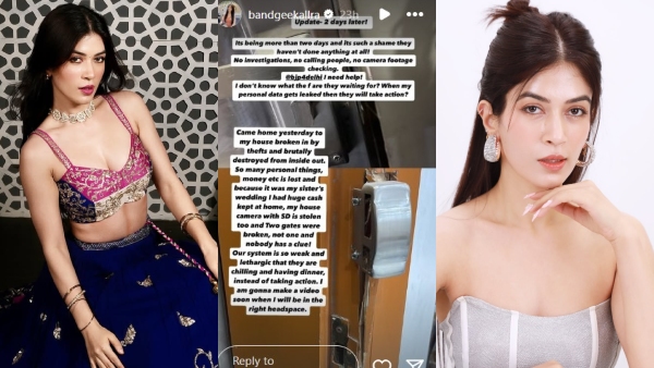 Bigg Boss 11 Fame Bandgi Kalra s Home Robbed Just Before Her Sister s Wedding Actress Shocked