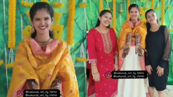 BBK 11 Contestant Chaitra Kundapura shared Mehendi Ceremony video who is Groom