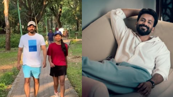 Dhananjay life style changed after marriage was seen walking with wife in Cubbon Park Dhananjay life style changed after marriage was seen walking with wife in Cubbon Park