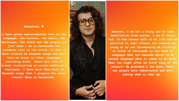 Tell Me Who s at Fault Sonu Nigam Pens Open Letter to Kannadigas on Bengaluru Concert Controversy