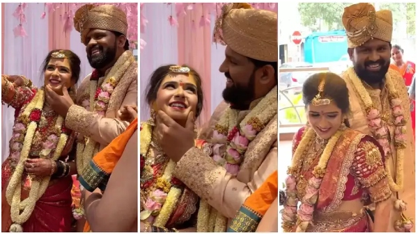 Seetha Vallabha fame Supritha Sathyanarayan ties the knot with Chandana Shetty