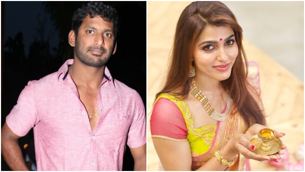 Tamil Actor Vishal announces marriage to actress Sai Dhanshika