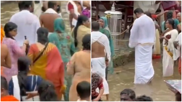 Actor Darshan Visits Sacred Akkare Kotteyur Shiva Temple During Vaishakha Festival