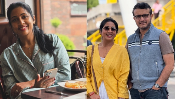 Darshan Gaja movie actress Navya Nair with former Indian cricket team captain Sourav Ganguly Darshan Gaja movie actress Navya Nair with former Indian cricket team captain Sourav Ganguly