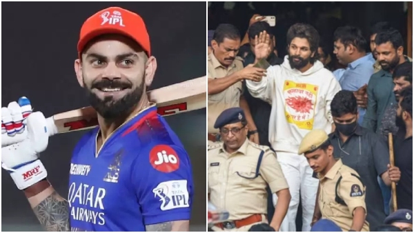Allu Arjun s Past Arrest Resurfaces as Kohli Faces Heat Over RCB Stampede Tragedy