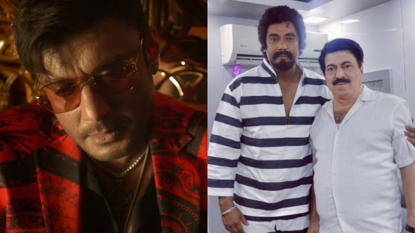 Darshan Thoogudeepa in a jail uniform with wig Nageshwar Rao goes viral