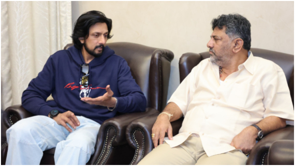 DCM DK Shivakumar Reacts to Sudeep s Remarks Amid Ongoing Nettu Bolttu Tight Controversy DCM DK Shivakumar Reacts to Sudeep s Remarks Amid Ongoing Nettu Bolttu Tight Controversy