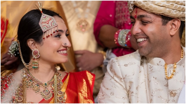 Actress Vaishnavi gowda Shares Stunning Wedding Photos with Hubby Actress Vaishnavi gowda Shares Stunning Wedding Photos with Hubby