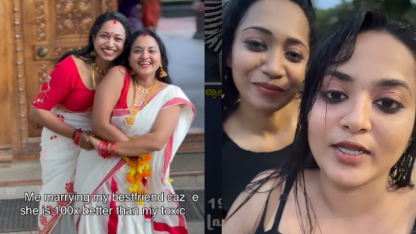 Did Malayalam TV Actress Prarthana Krishnan marry Model Ansiya Ansi Bridal pics broke the internet