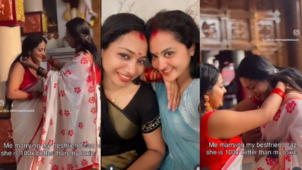 Did Malayalam TV Actress Prarthana Krishnan marry Model Ansiya Ansi Bridal pics broke the internet
