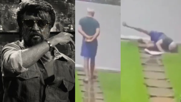 Here is the real person in the Rajinikanth fall down viral video and his clarification