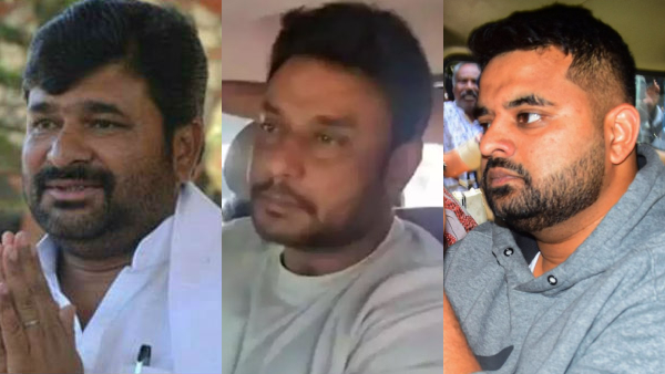 Darshan may be welcomed by Vinay Kulkarni and Prajwal Revanna in Parappana Agrahara