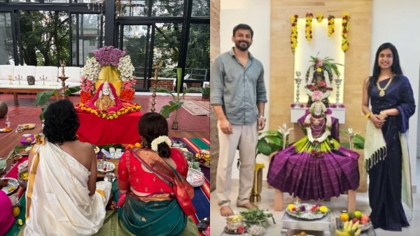 Sandalwood Stars Celebrate Varalakshmi vratham 2025 with Family Love and Festive Spirit