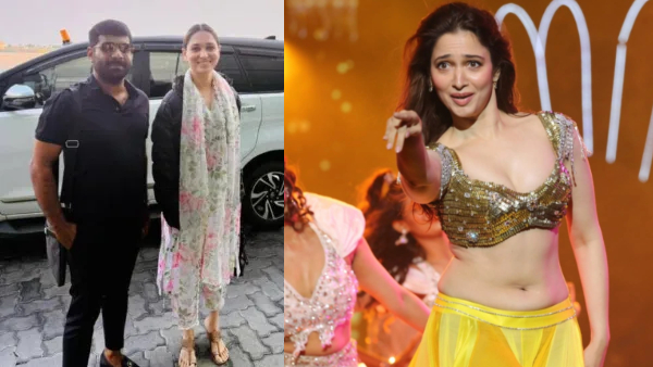 Tamannaah Bhatia travelled in private jet with Rs 3500 crore liquor scam suspect Venkatesh Naidu photos creating sensation Tamannaah Bhatia travelled in private jet with Rs 3500 crore liquor scam suspect Venkatesh Naidu photos creating sensation