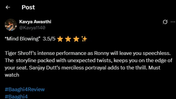 Baaghi 4 Twitter Review Tiger Shroff Is The Star But Is A Harsha s Film A Hit Baaghi 4 Twitter Review Tiger Shroff Is The Star But Is A Harsha s Film A Hit