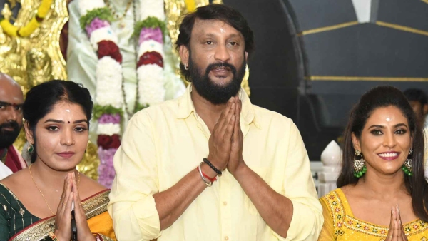 Nephew Manoj feel sad about Darshan situation on his new movie Garden Launch event