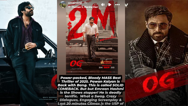 Pawan Kalyan OG Movie Review and rating by controversial critic Umair Sandhu said Paisa Vasool Movie