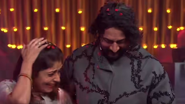 Kiccha Sudeep s 24th Anniversary Surprise Wife Priya Joins Him on Bigg Boss 12 Stage