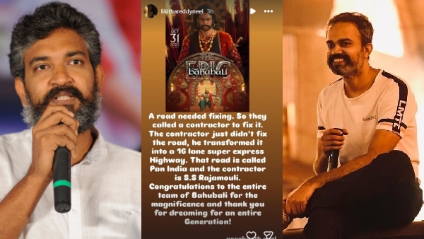 Baahubali The Epic Gets Love Again Prashanth Neel Thanks Rajamouli for His Vision