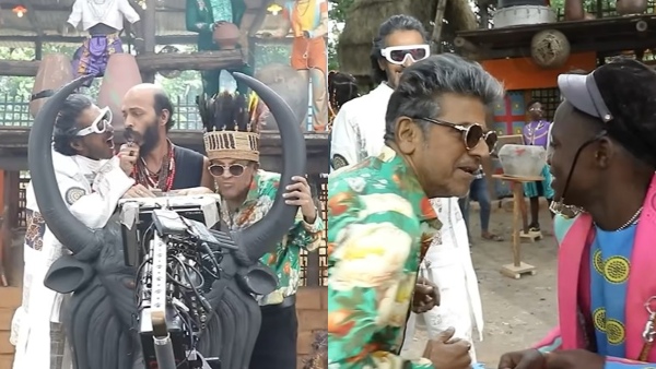 45 Making Video Shivanna Upendra and Raj B Shetty Light Up the Viral Afro Tapang Song